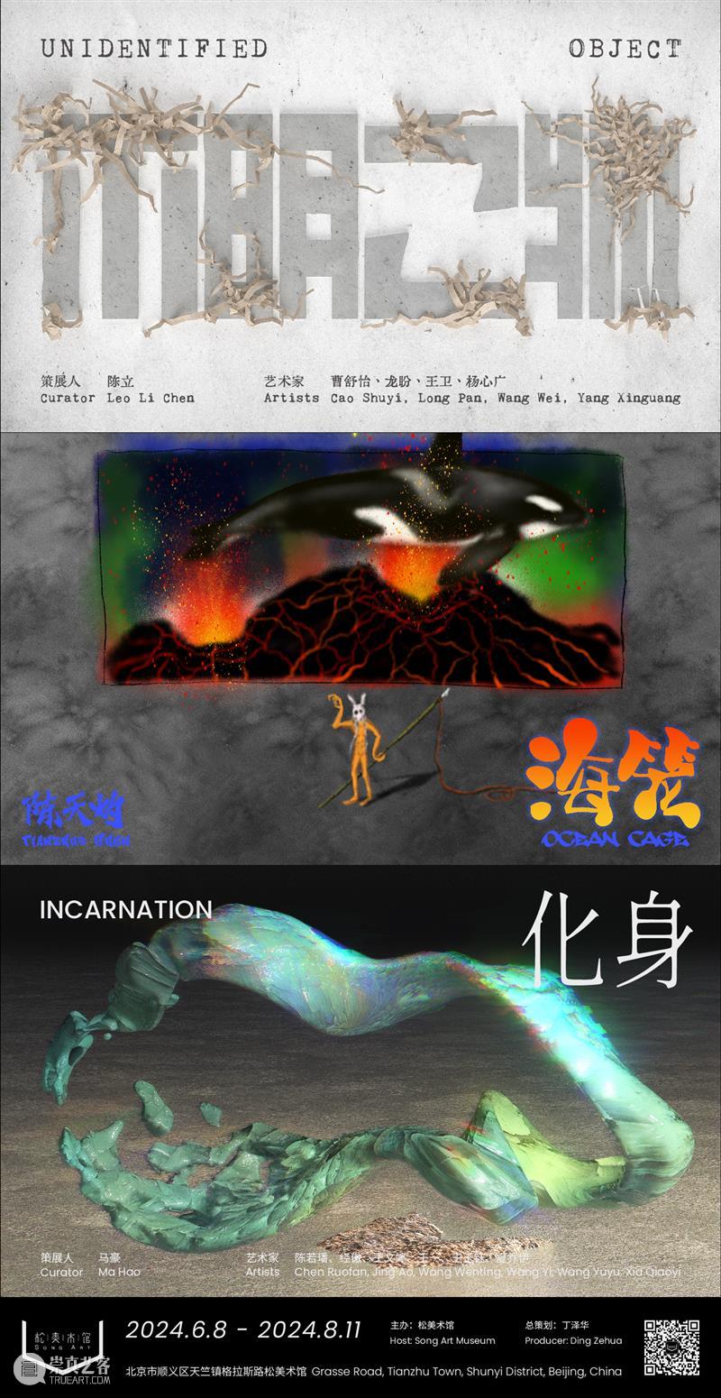 早鸟开票|“不明之物”“海笼”“化身”三展同开! 松美术馆 化身 海笼 早鸟 策展人 陈立艺术家 曹舒怡 王卫 杨心广海 陈天灼 个人 崇真艺客